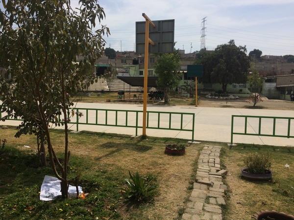 Cancha de basquetbol.